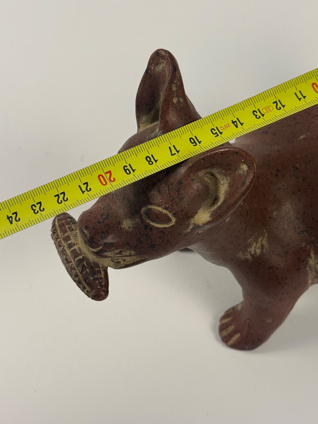 Sculture & Statue: Statuetta cane in terracotta con mais – Usato da Genève venduto da Atelier.Curio 5