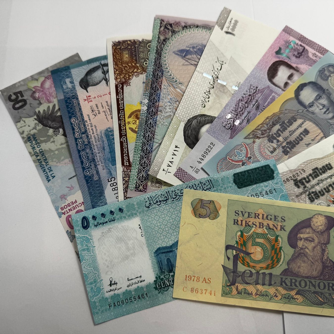Banconote: Lot 10 Stück Banknoten UNC – Usato da Reitnau venduto da tb-muenzen 1