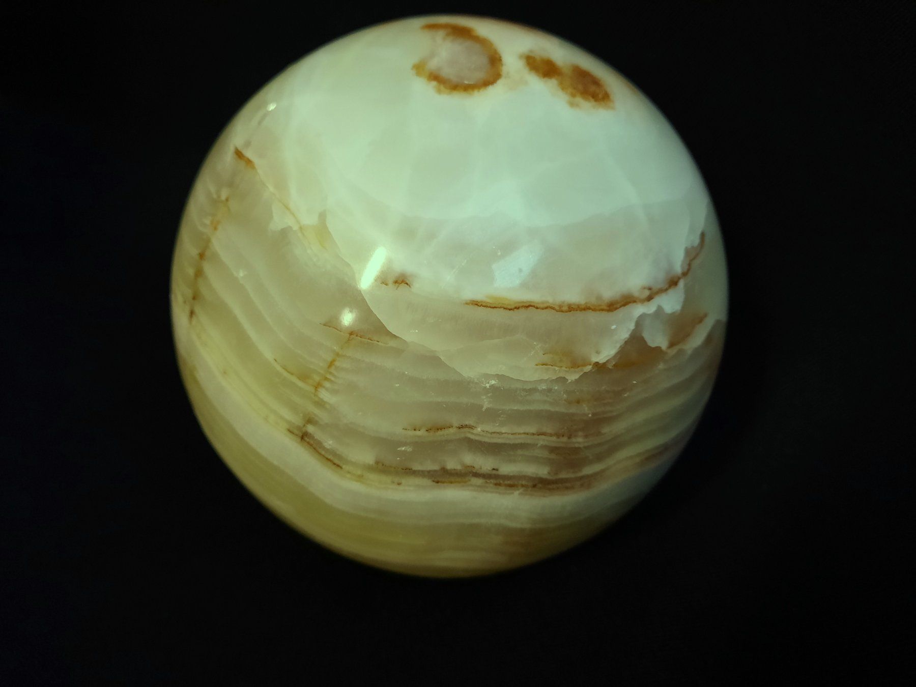 Minerali & Pietre curative: ONYX-Steinkugel 2.92Kg – Usato da Beinwil am See venduto da Restwert_Beinwil
