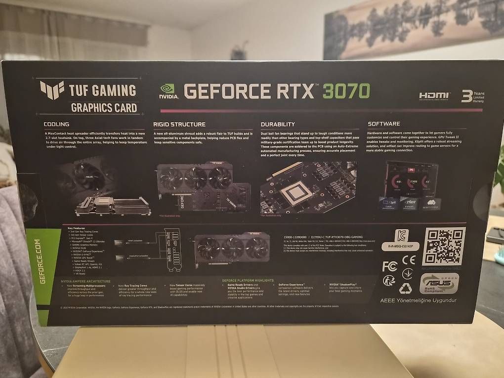 Schede grafiche: RTX 3070 OC TUF Gaming ASUS - Carte graphique – Usato da Corsier-sur-Vevey venduto da Flo_8kr8 1