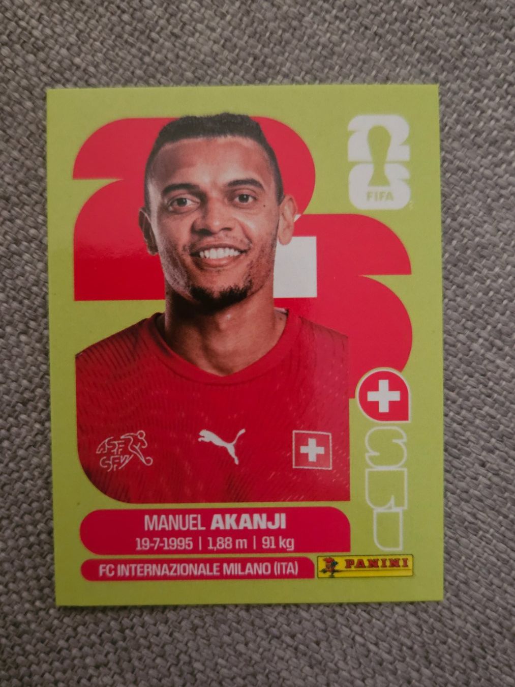 Panini Carte collezionabili: SUI 4 Manuel Akanji Panini Sticker – Nuovo (secondo la descrizione) da Basel venduto da Berliner89