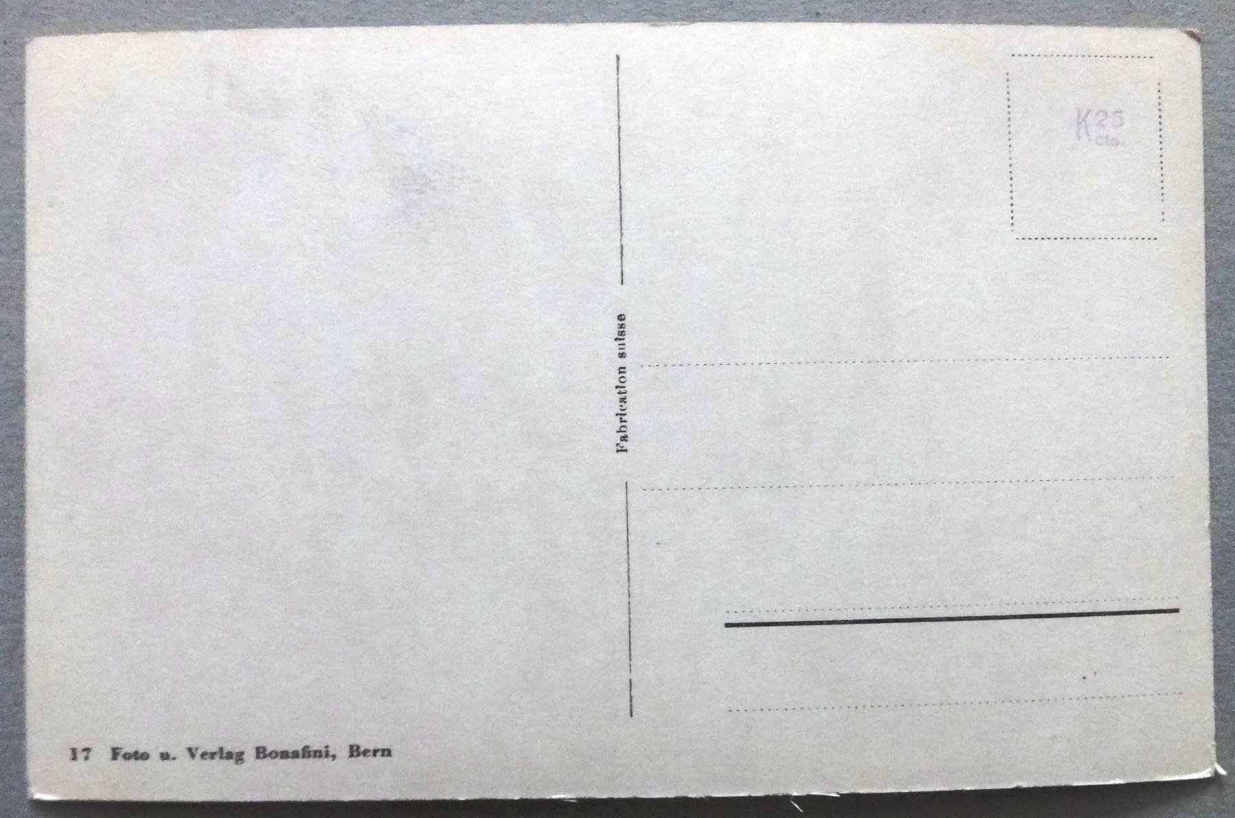 Cartoline postali: Bern und die Alpen – Usato da Fétigny venduto da Billy2miny 1