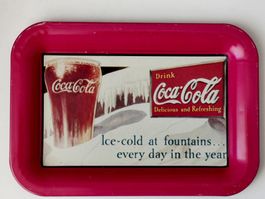 Coca-Cola Untersetzer - Grösse ca.16,8x11,7 cm  (06)