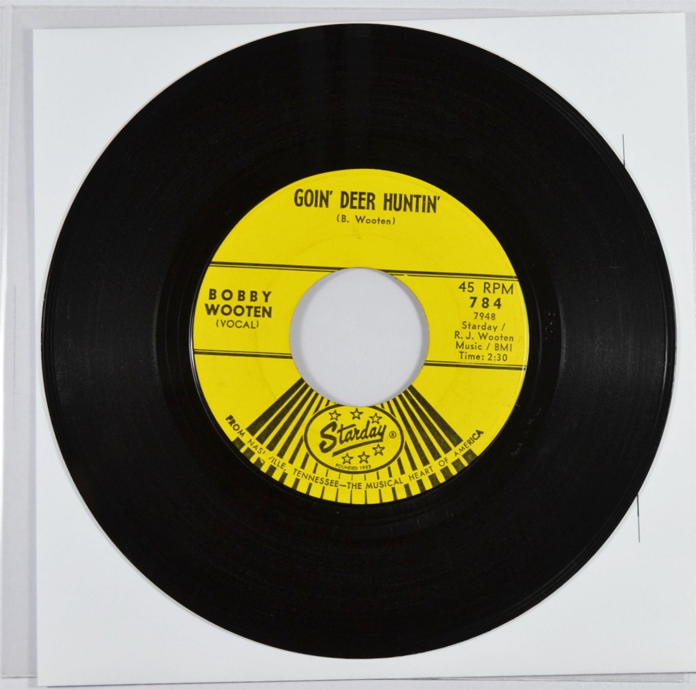 Dischi in vinile: Single: BOBBY WOOTEN - Goin' Deer Huntin' – Usato da Frenkendorf venduto da Yard-Sale-2000 2