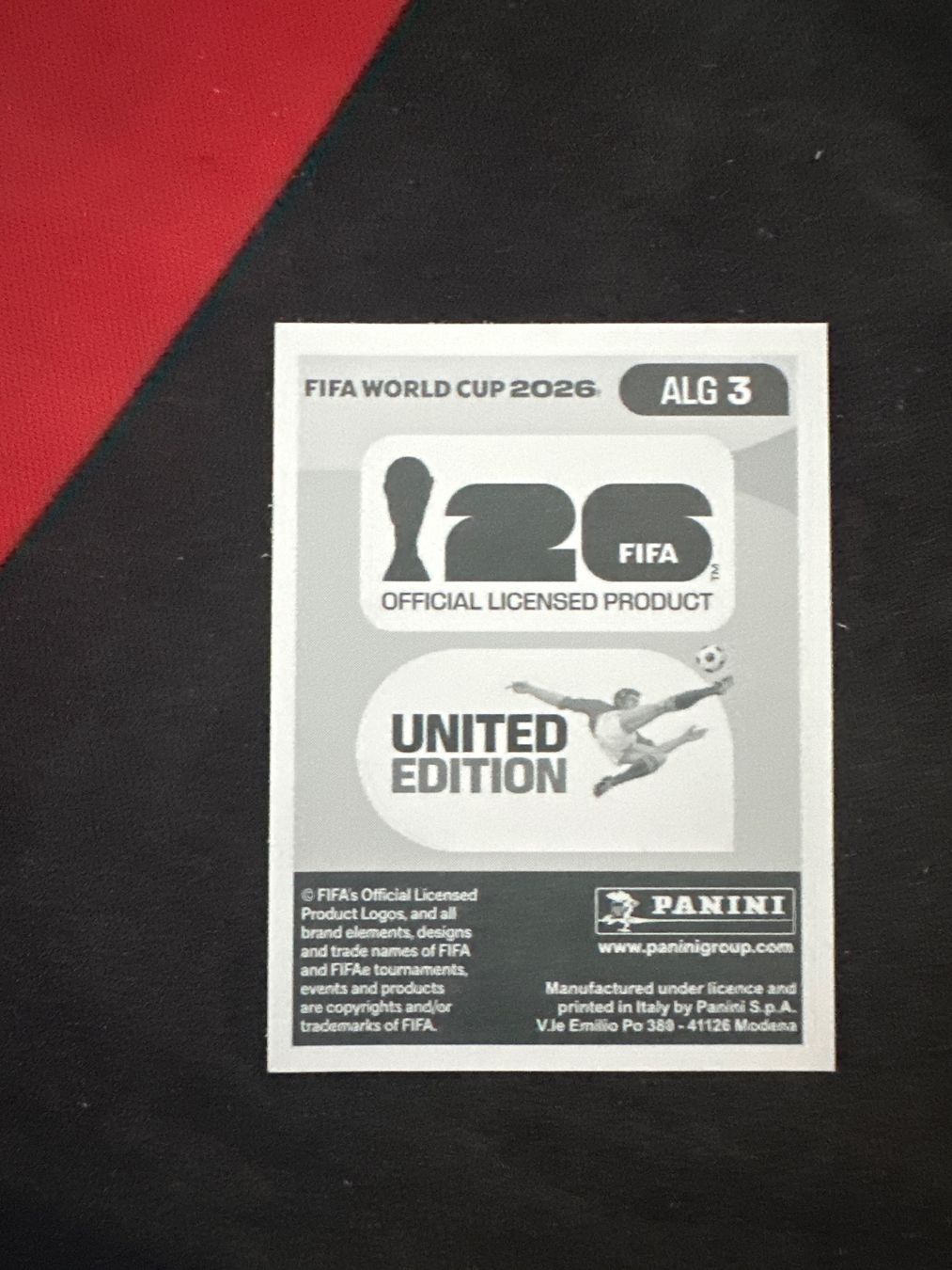 Panini Carte collezionabili: Panini FIFA WM 2026 Sticker - ALG 3 – Usato da Sulz AG venduto da DealWerk 1