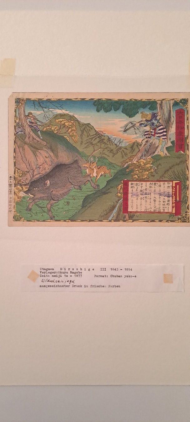 Xilografie: Japanischer Holzschnitt Hiroshige III – Usato da Zürich venduto da Michel1896