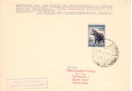 Brief, Südafrikanische Marine nach der Marioninsel 1958