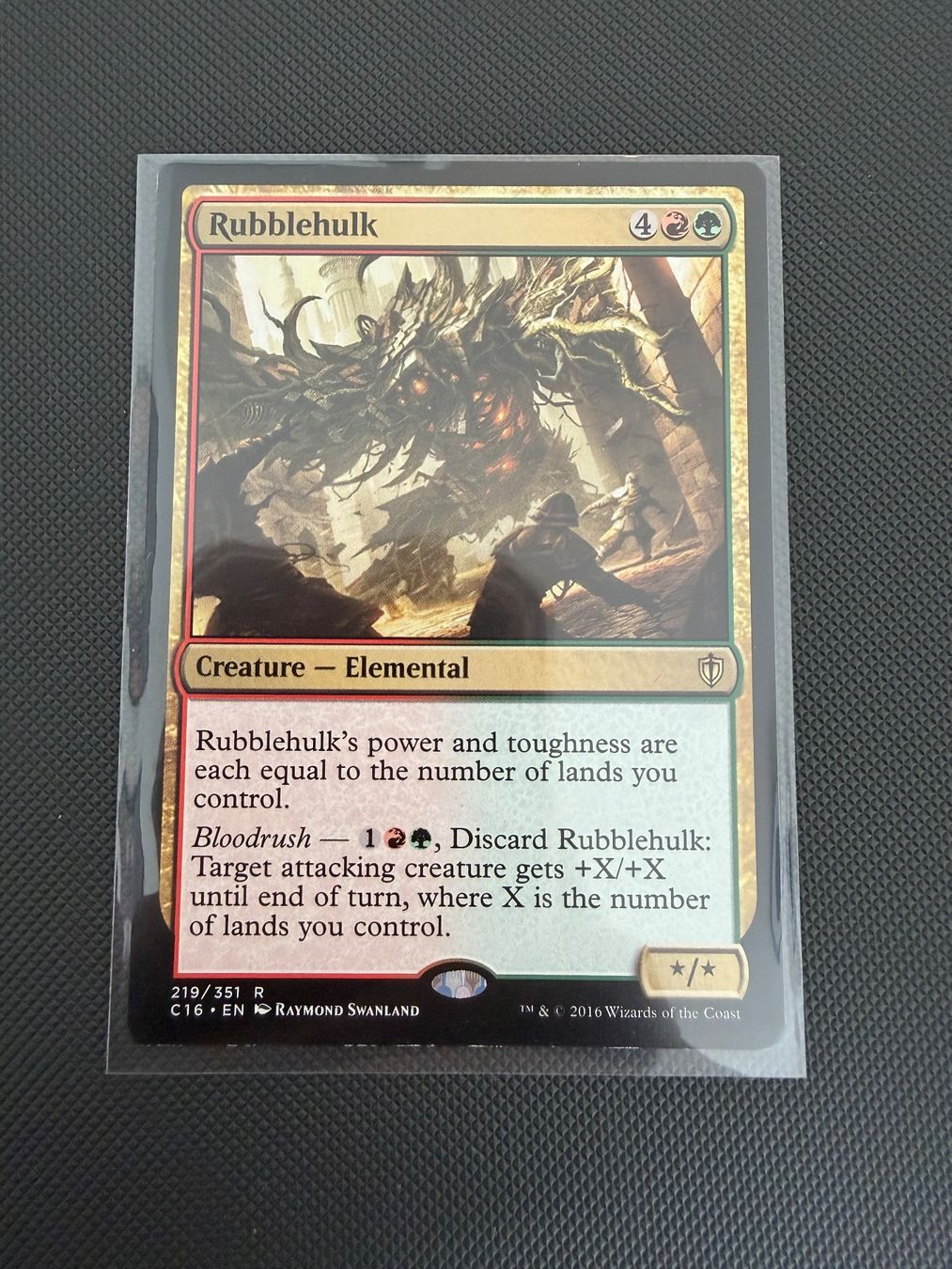 Magic The Gathering Sammelbilder & Trading cards: Rubblehulk – Gebraucht aus Ulisbach von joelsj