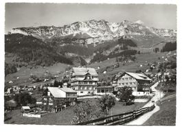 Amden (SG) Kurhaus Bergruh - Mattstock - echt Foto-AK - 1958