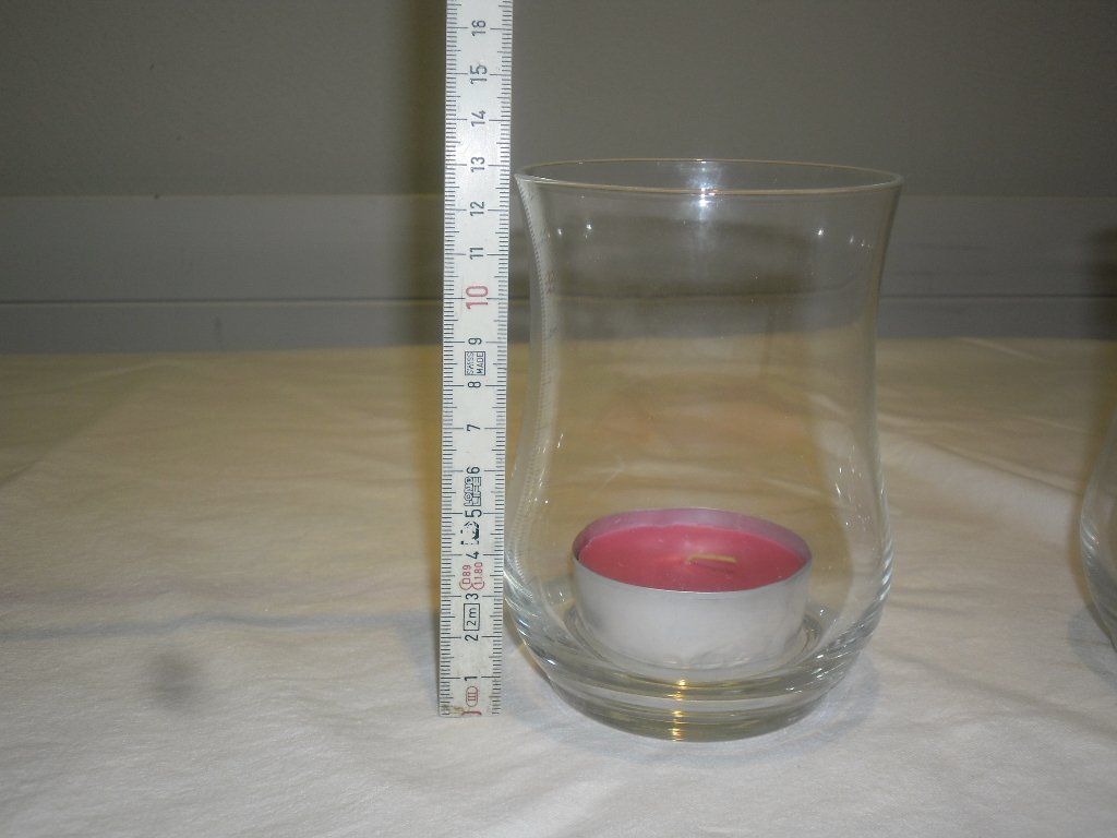 Bougeoirs: 2 Windlicht , Glas – D'occasion à Büren SO par omsa 2