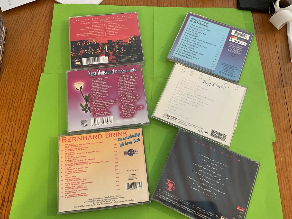 CD: CD-Sammlung Schlager,Evergreens - Top Hits! – Usato da Steinach venduto da Quarkie 2
