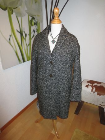 Bella Jones Kurzmantel  T3 braun/grau Gr.42 neuwertig