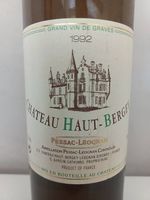 Vin Château Haut-Bergey 1992 - 4 bouteilles