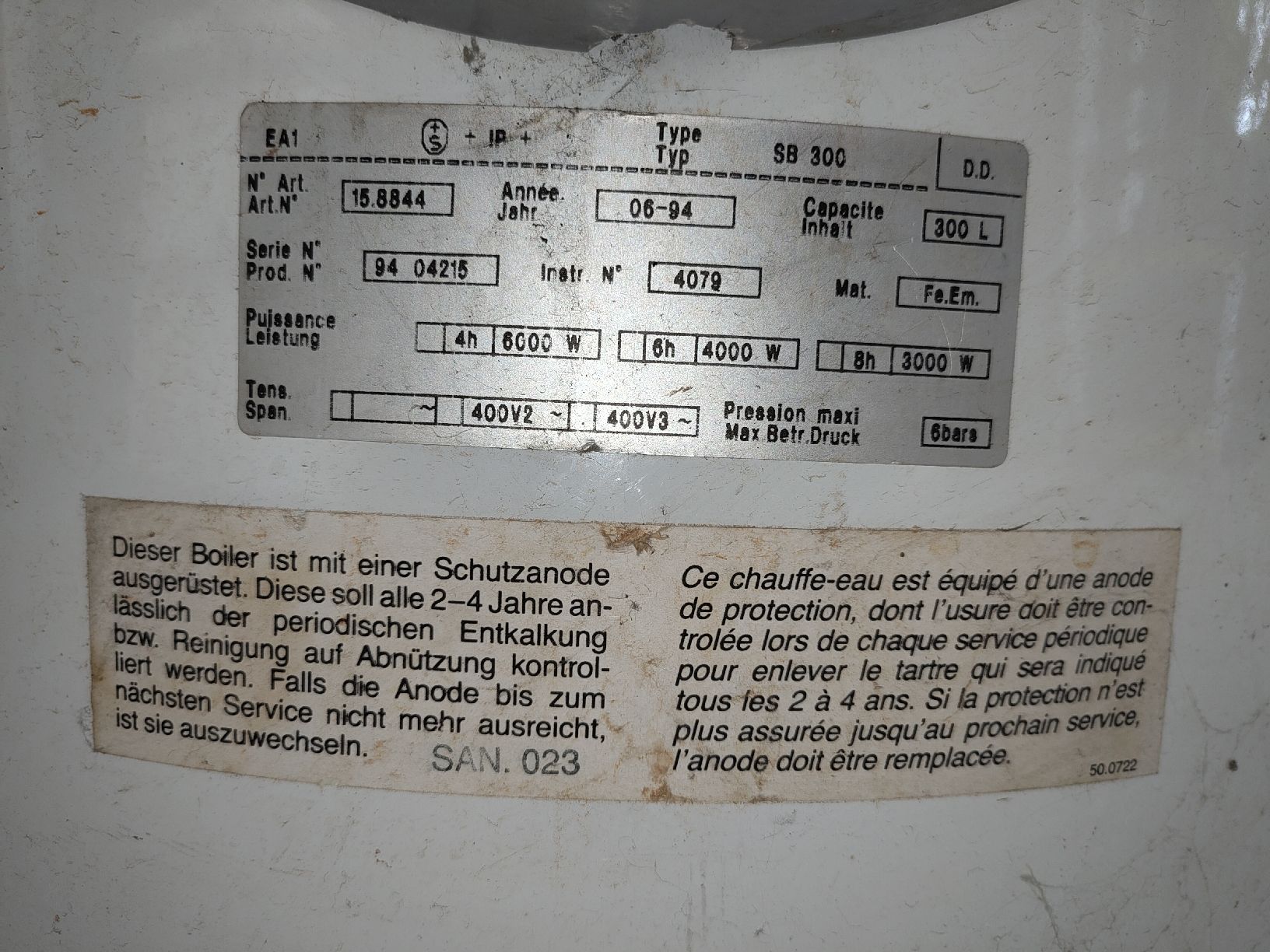 Sanitär: Boiler Elcalor – Gebraucht aus Neuendorf von quattro4ever 1