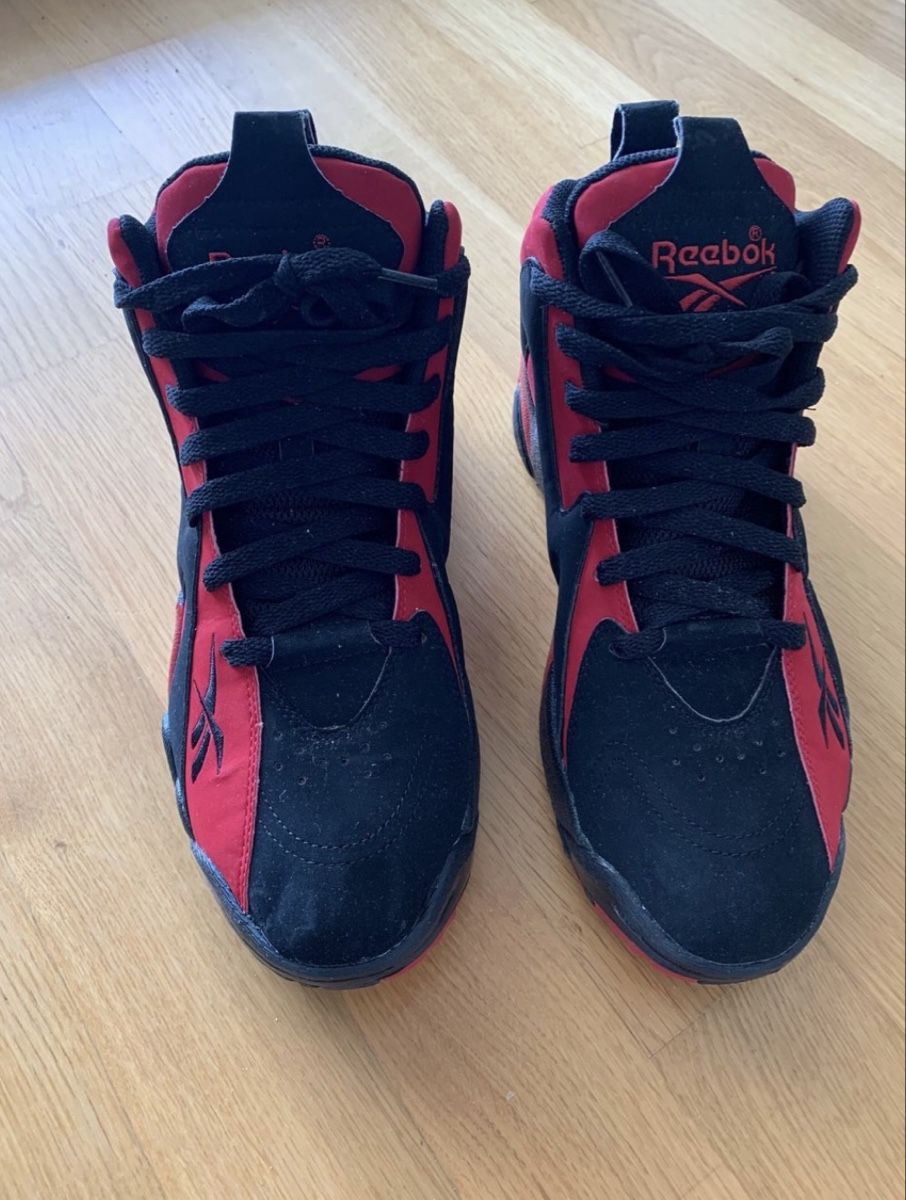 Reebok Scarpe da uomo: Reebok Kamikaze 2 Black Red – Usato da Bern venduto da VincentCassel 1