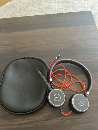 Jabra Evolve 40 Headset kabelgebunden mit Etui schwarz