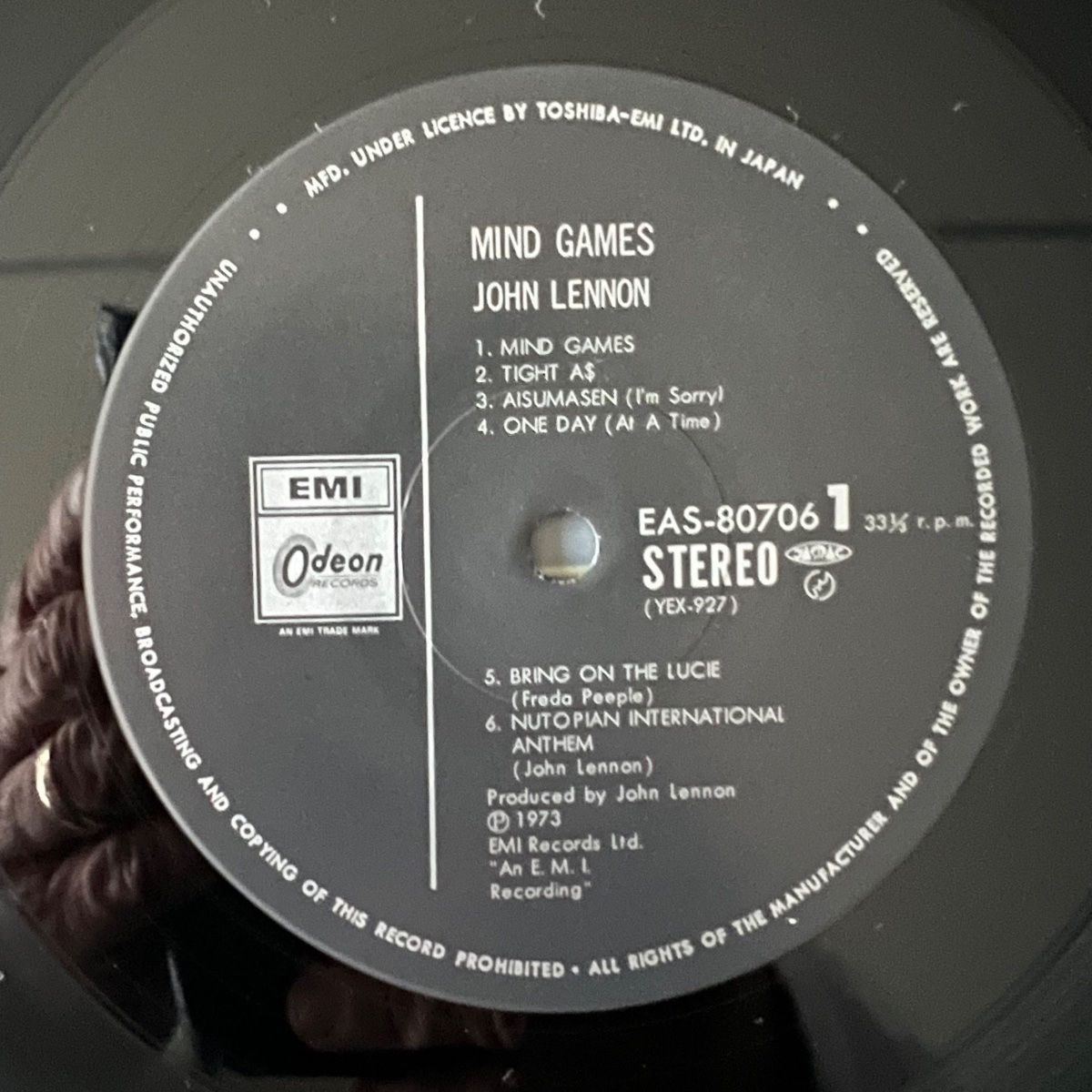 Dischi in vinile: John Lennon - Mind Games / Japan-Press. 1977 – Usato da Gais venduto da soundcave57 3