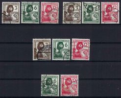 DR 1937 Serie Luftschutz gest.