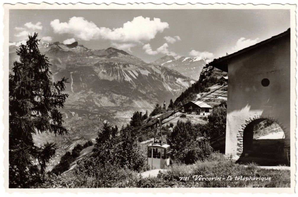 Cartoline postali: Vercorin - Luftseilbahn – Usato da Binningen venduto da Mountainrider