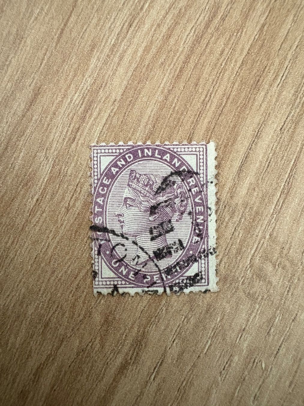Tutti i francobolli: Grossbritannien alte Briefmarke One Penny – Usato da Stein am Rhein venduto da ste_00