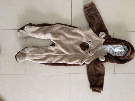 Combinaison bébé Liegelind ours, taille 62/68 cm