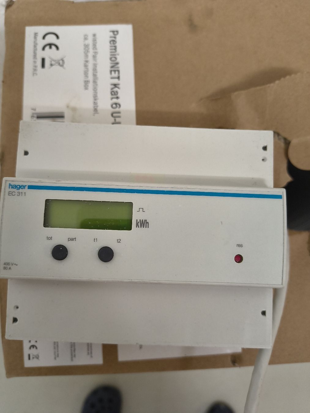 Misurare: Hager EC311 Stromzähler – Usato da Langnau am Albis venduto da mr-tenka