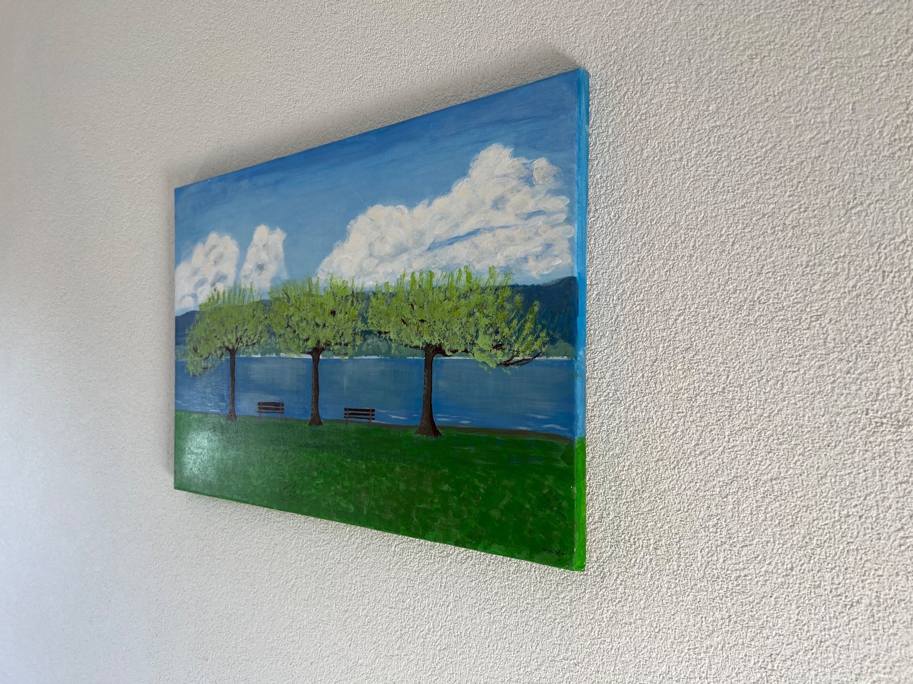 Gemälde: Acryl Bild, vom Grosi (1940) – Neu (gemäss Beschreibung) aus Biel/Bienne von HB13 1