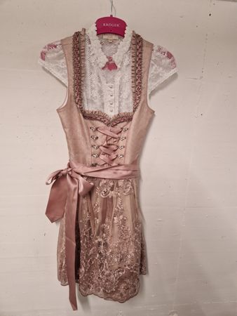 Krüger Dirndl rosa mit Bluse