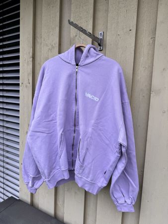 VACID Zip Hoodies hellblau und flieder