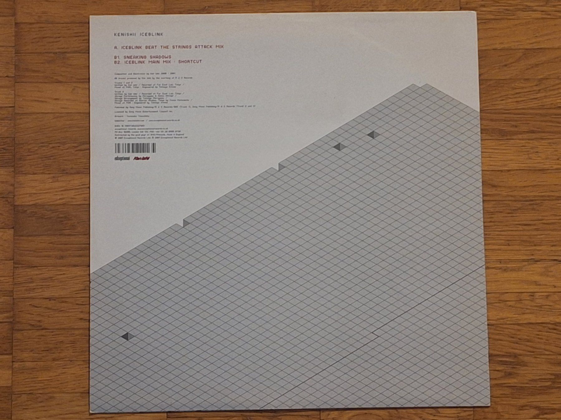 Dischi in vinile: Ken Ishii, Iceblink - 12" Maxi EU 2002 – Nuovo (secondo la descrizione) da Oberentfelden venduto da Musicud 1