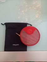 Armani Neu Kosmetik Etui Rot mit Gold Fäden Top unbenutzt