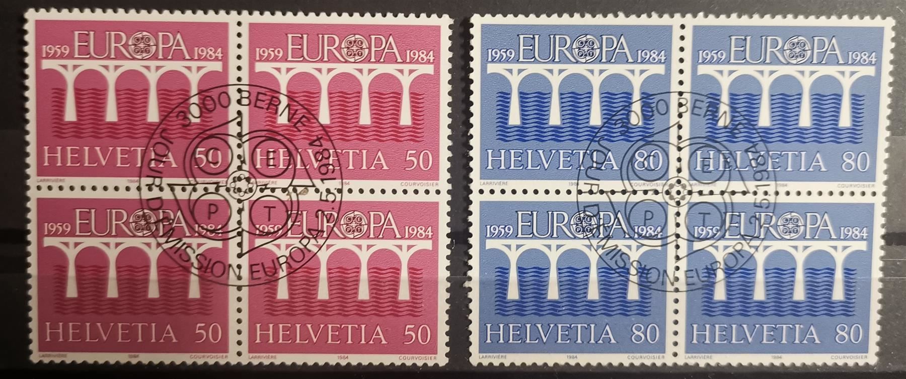 Tutti i francobolli: 1985 Europamarken ET Viererblock – Nuovo (secondo la descrizione) da Dübendorf venduto da goeggi79