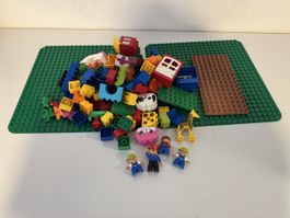 LEGO DUPLO Konvolut mit Bausteinen und Figuren guter Zustand