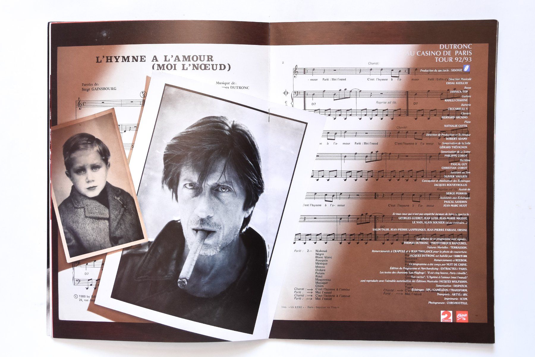 Zeitschriften & Magazine: Dutronc au Casino - Programme officiel 1992 – Gebraucht aus Belmont-sur-Yverdon von ag97 2