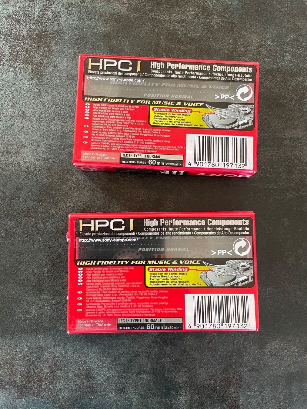 Musicassette: 2 Cassettes Audio Sony HF 60 – Nuovo e nell'imballaggio originale da Vallamand venduto da Bricbracbroc82 2