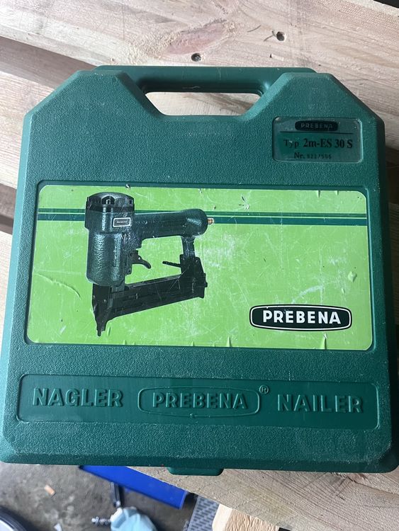 Agrafeuse Pneumatique PREBENA 5C-Z75 - Pour Agrafes Z 35-75mm