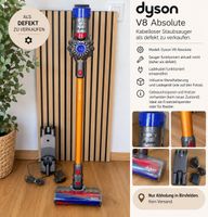 Dyson V8 Absolute defekt – inkl. Ladegerät & Wandhalterung