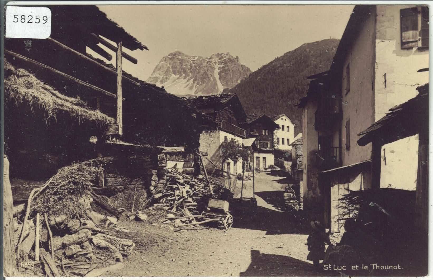 Cartoline postali: St. Luc et le Thounot – Usato da Ettingen venduto da Kartenplanet