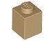 Lego Dark Tan Brick 1 x 1 100 Stück