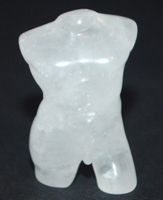 Deko - Heilstein N-820 – Torso – Quarz Kristall – ca. 3,5 cm