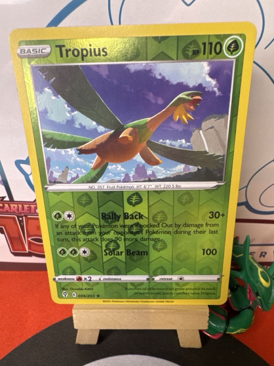 Pokémon Carte collezionabili: POKÉMON / Tropius / Evolving Skies / Reverse – Usato da Herzogenbuchsee venduto da TCG-High-Quality