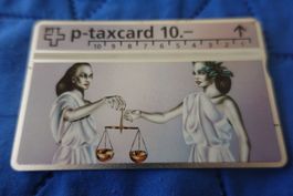 PTT p-taxcard 10.- Sammelkarte neuwertig