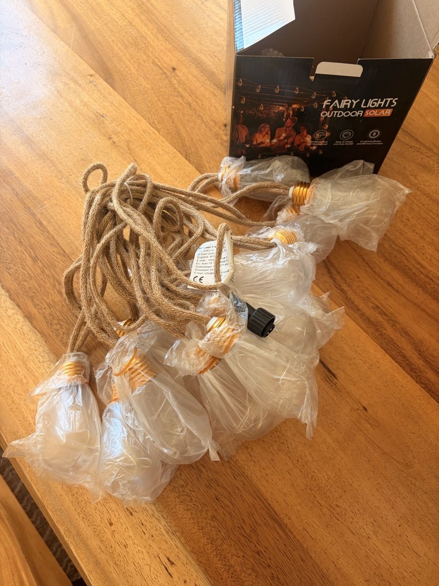 Lichterketten & Leisten: Solar Lights WITHOUT panel – Neu und originalverpackt aus Zürich von mxcs 1