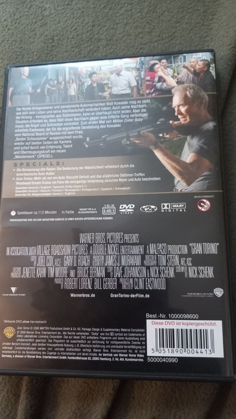 Alle DVDs: Gran Torino DVD Clint Eastwood – Gebraucht aus Olten von Donatello1984 1