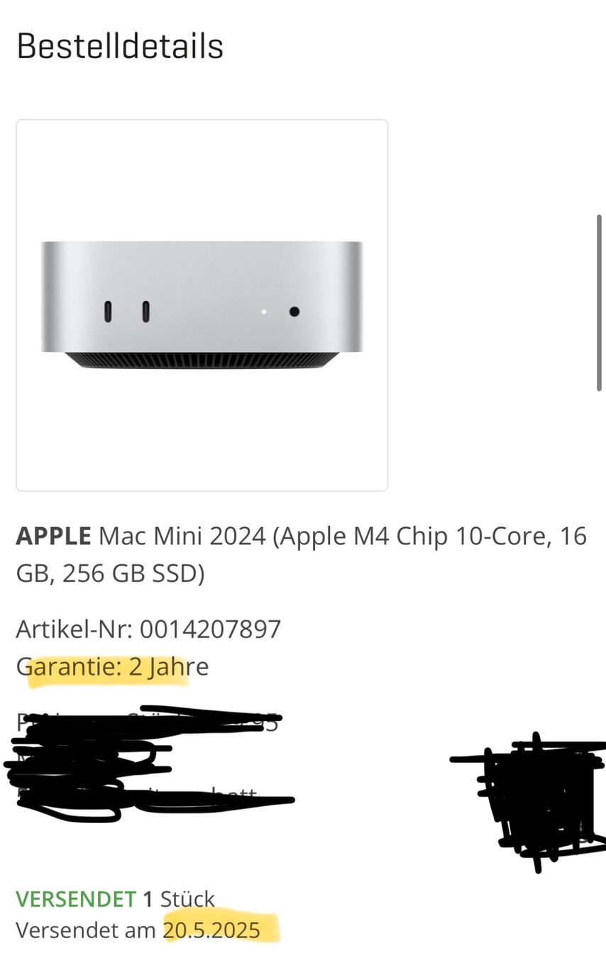 Apple PCs: Mac Mini (2024, M4) + Set – Neu (gemäss Beschreibung) aus Roggwil BE von Thugsterio