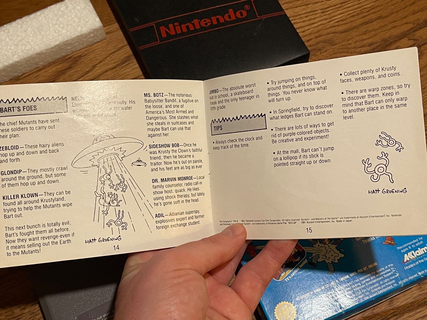 Nintendo Giochi: Simpsons - Bart vs Space Mutants NES OVP mit Anleitung – Usato da Zuerich venduto da Dorsi 5