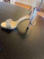 NEUE JIMMY CHOO Sandalen Schuhe 38.5 in silber 