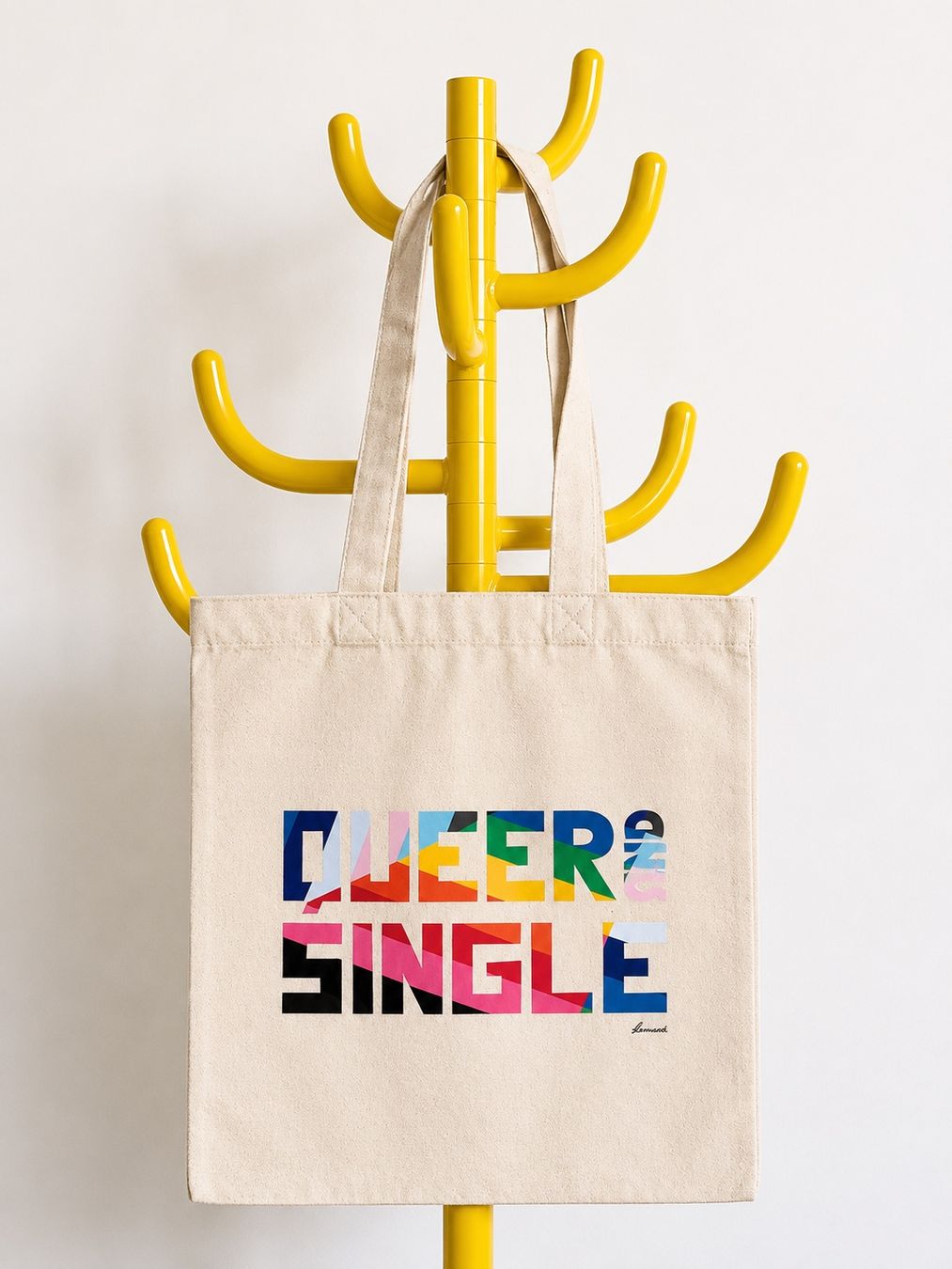 Borse: Tote Bag Queer and Single – Nuovo e nell'imballaggio originale da Lausanne venduto da laminas 2