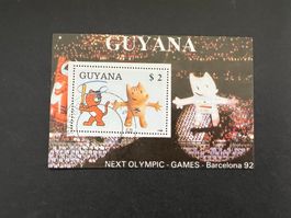 Guyana 1988  Next Olympia Games  gest. (D144)