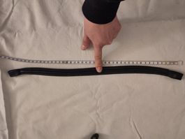 HH – Nasenstück – L44cm – schwarzes Leder